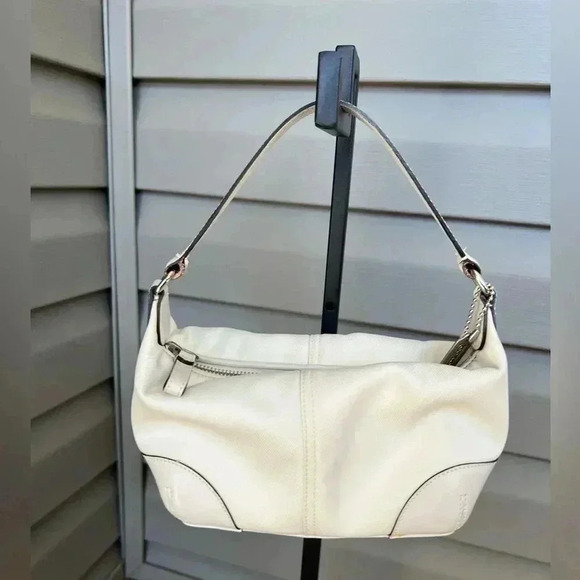 Y2K Coach Off-White Mini Bag - Picture 2 of 12